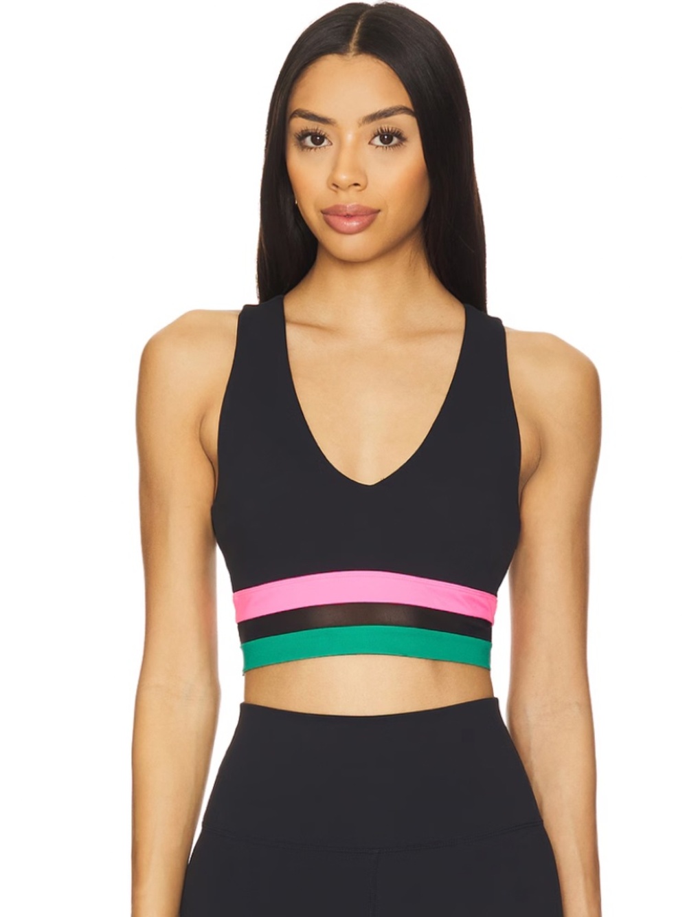 NWT - Beach Riot Elora Top in Forest Lagoon Colorblock / Size XS